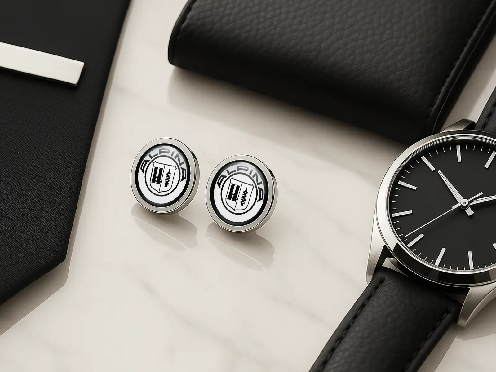 Alpina Gemelos Para Esmoquin Set Regalo Máxima Clase